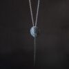 Pendentif Ronde en Argent massif 925/1000 Présentation Chaîne